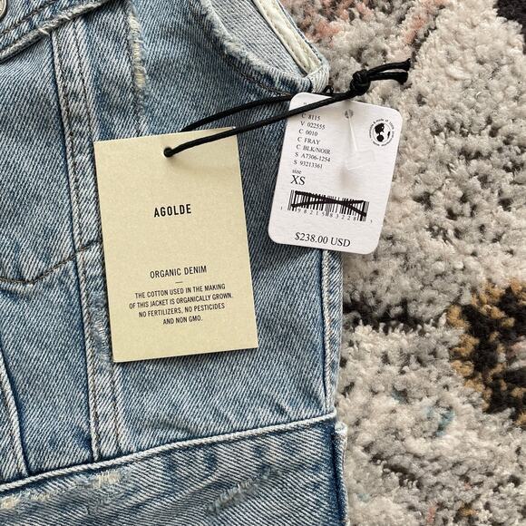 AGOLDE Leo Denim Vest - Picture 6 of 7